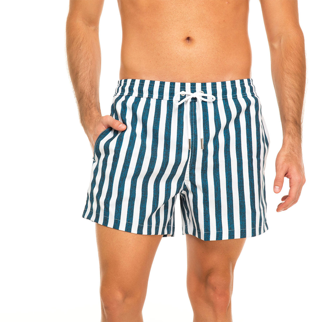 Nautical Stripes Swim Shorts Set