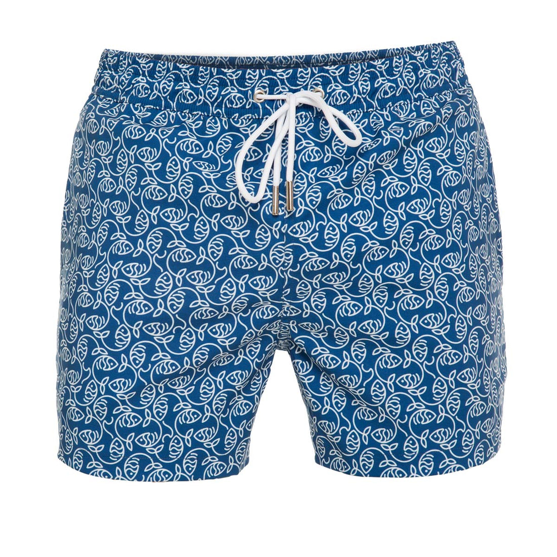 Dark Essential Fishes Men's Swim Shorts