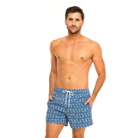 Dark Essential Fishes Swim Shorts Set