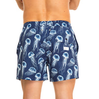 Blue Jelly Fish Swim Shorts Set