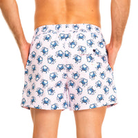 Pink Crabs Swim Shorts Set