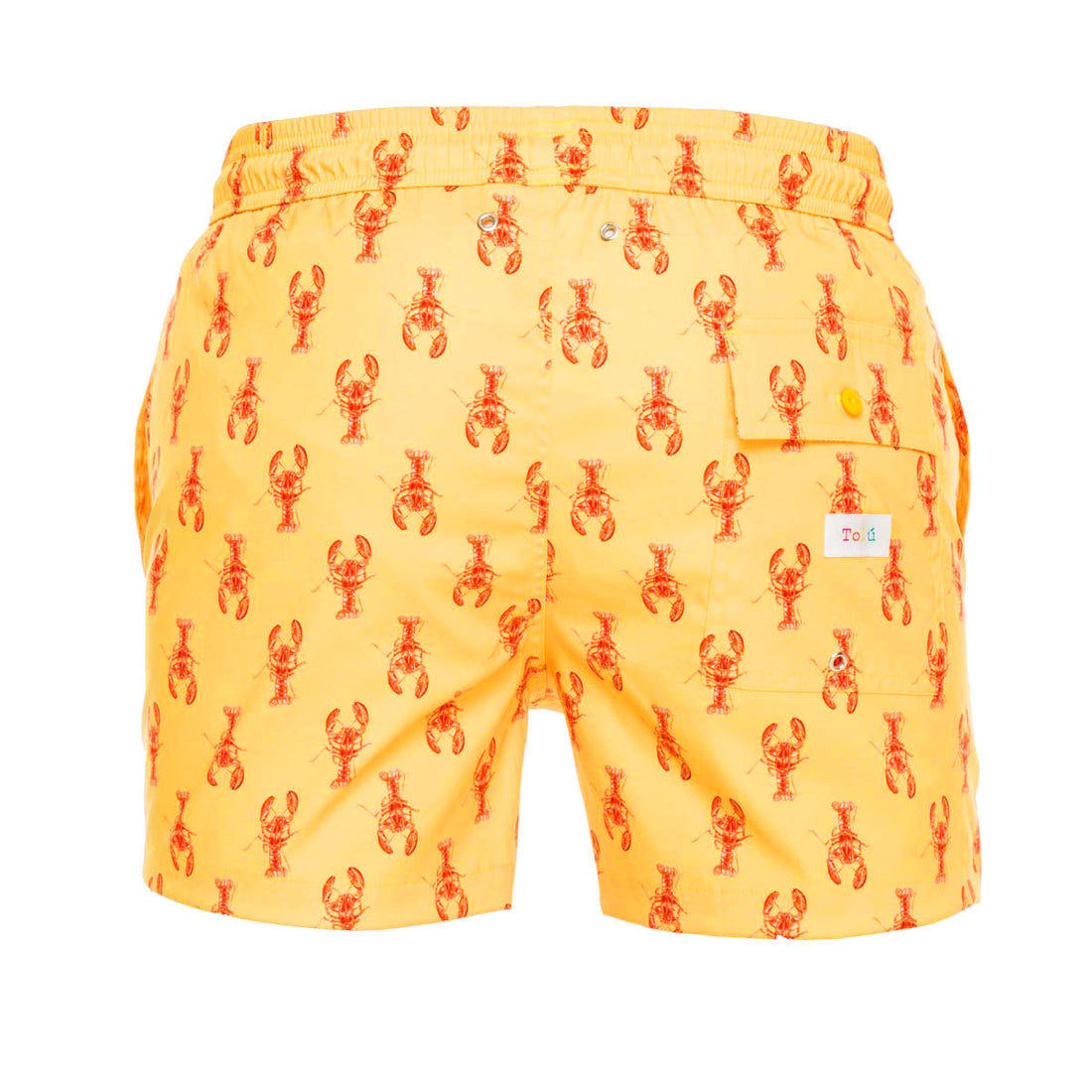 Yellow Lobsters Men's Swim Shorts