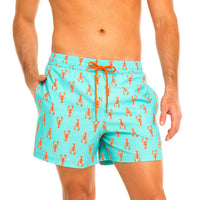 Green Lobsters Swim Shorts Set