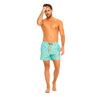 Green Lobsters Swim Shorts Set