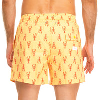 Yellow Lobsters Men's Swim Shorts