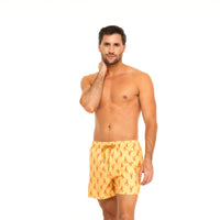 Yellow Lobsters Swim Shorts Set