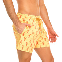 Yellow Lobsters Men's Swim Shorts