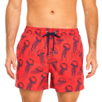 Red Jellyfish Men's Swim Shorts