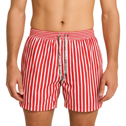 Red Stripes Boardshorts