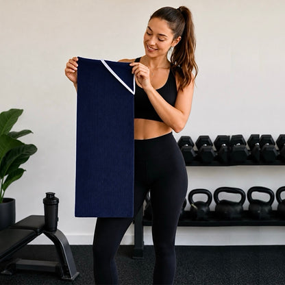 Navy Blue Gym Towel