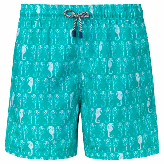 Aquamarine seahorses men boardshorts BAYO2 Tolu Australia