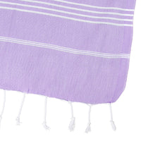 Baby Purple Thin Turkish Towel Tolu Australia Corner