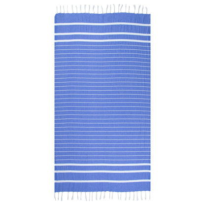 Blue and White Thin Turkish Towel tolu australia
