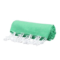 Light Green Thin Turkish Towel Tolu Australia Roll