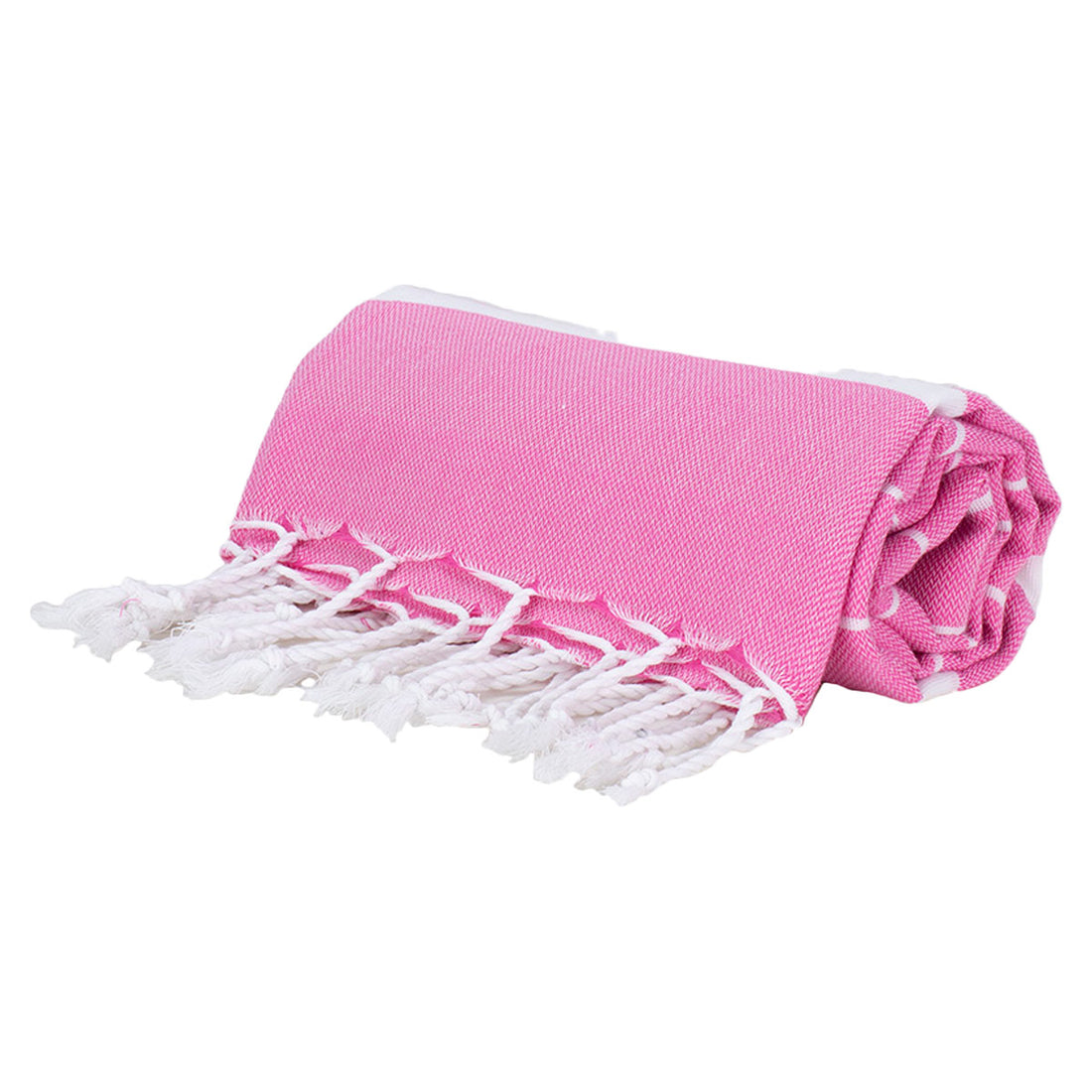 Light Pink Thin Turkish Towel Tolu Australia Roll