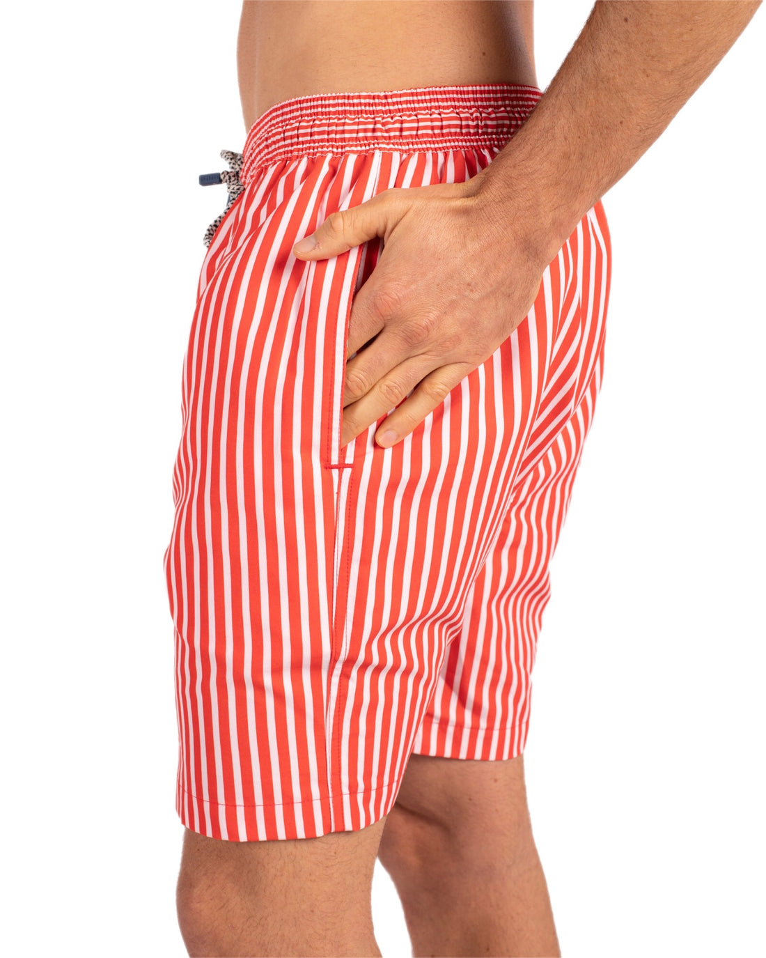 Red stripes men board shorts STRIPES3 Tolu Australia