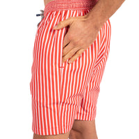 Red stripes men board shorts STRIPES3 Tolu Australia