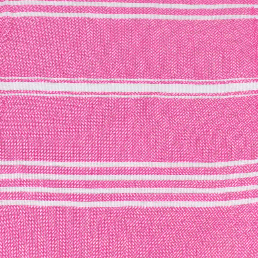 Pink and White Thin Turkish Towel tolu australia